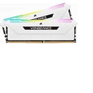 Memória Corsair Vengeance RGB PRO SL - 32GB(2x16GB), DDR4, 3200Mhz, C16, Branco - CMH32GX4M2E3200C16W