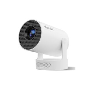 HY320 Mini Projetor Portátil Wifi6 BT 5.0, Projetors Inteligente Full HD 720P Android 11, Projetor Externo Suporte 4K com 390 ANSI 10000 Lumens, Projector Rotativo 180° para Celular/Notebook