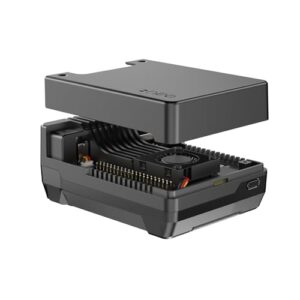 Capa Argon NEO 5 M.2 NVME PCIE | Capa de alumínio com ventilador embutido