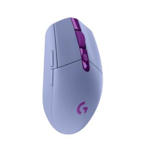 Mouse Gamer Sem Fio Logitech G305 LIGHTSPEED com 6 Botões Programáveis e Até 12.000 DPI - Lilás