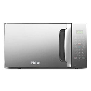 Microondas Philco PMO30EP 28 Litros Preto Com Porta Espelhada 1400w 220v