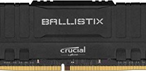 Memória Desktop Gamer Crucial Ballistix 8GB DDR4 2666 Mhz - Black