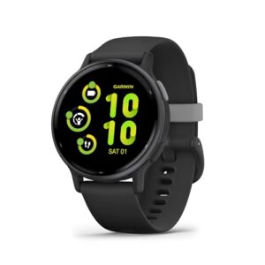 Garmin Relógio Vivoactive 5 Preto 42mm com Monitor Cardíaco de Pulso e GPS