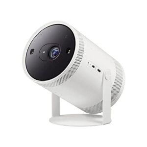 Samsung The Freestyle Projetor Smart Portátil, 30 a 100 polegadas, Plataforma Tizen, Som 360º, Gaming Hub, Bluetooth Branco