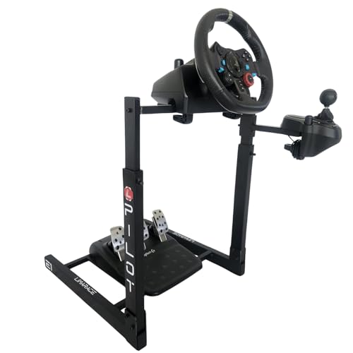 LIMARACE Suporte Cockpit Para Volante Logitech Com Suporte De Cambio. Compatível com LOGITECH-G25, LOGITECH-G27, LOGITECH-G29, LOGITECH-G920, LOGITECH-23, LOGITECH-Driving Force GT. USB.