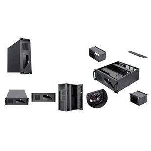 Gabinete rack 4u brazil pc s/fonte preto - bpc-4u-a