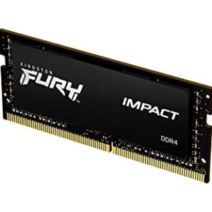 Kingston KF426S15IB1/16 - Memória 16GB SODIMM DDR4 2666Mhz FURY Impact 1,2V 2Rx8 260 pinos para notebook