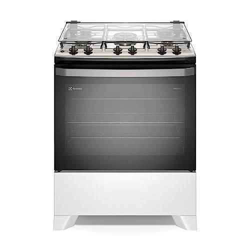 Fogão Electrolux 5 bocas Efficient com PerfectCook Branco FE5IB