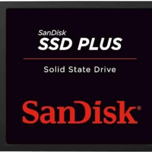 SanDisk SSD Plus, 240GB, SATA, Leitura 530MB/s, Gravação 440MB/s, SDSSDA-240G-G26, Preto