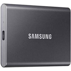 Cartão de Memória Samsung SSD 2TB Portátil T7 Titan 2TB