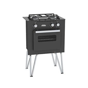 FOGAO A GAS MINI COOK 2 Q PRETO FOSCO GAS GLP