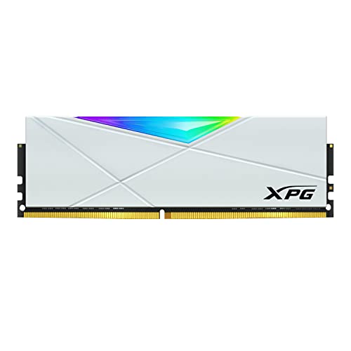 Memória Desktop Gamer Adata XPG Spectrix D50 RGB 16GB DDR4 3200 Mhz - Branco
