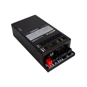 Apevia ITX-PFC500W Mini ITX/Flex ATX / 1U 500W Fully Modular Power Supply, Full Range Active PFC 90-264V, AC for POS AIO System Desktop Gaming Server Small Form Factor (Flex ITX) Compute