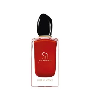 Armani Beauty, Sì Passione Eau de Parfum, 100ml, Giorgio Armani Perfume Feminino, Floral Frutado, Fragrância com Notas de Groselha-Negra, Pimenta Rosa, Jasmim e Baunilha
