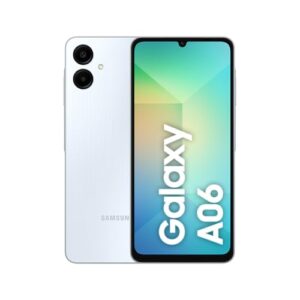 Celular Samsung Galaxy A06, 128GB, 4GB RAM, Tela 6.7", Câm. Traseira 50+2MP, Frontal 8MP (Branco)