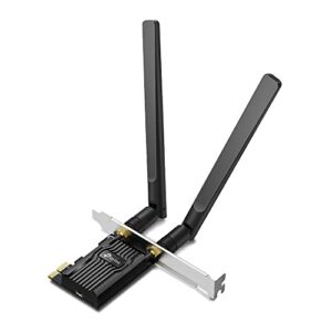 TP-Link Archer TX20E Wi-Fi Card PCI Express Wi-Fi 6 Adapter (AX1800) com Bluetooth 5.2, compatível com Windows 11/10