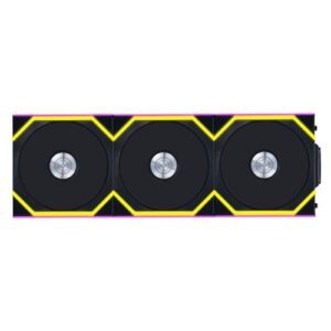 Kit 3 Fans Lian Li Uni Fan SL Wireless 120 Reverse Blade ARGB Preto