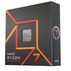 Processador AMD Ryzen 7 7700X Box (AM5/8 Cores/16 Threads/5.4GHz/40MB Cache/Radeon Graphics) Com Vídeo/Sem Cooler