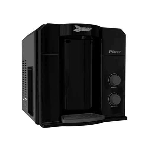 Purificador de água Leaf Pury preto refrigerado 127V