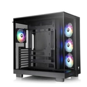 GABINETE TT VIEW 380 XL TG MID TOWER BLACK 2*TEMPGLASS/4 * 120MM ARGB CA-11E-00M1WN- 00