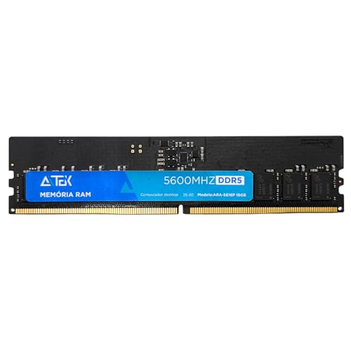 Memória Ram 16GB DDR5 5600MHz 1.1V com Alta Desempenho e Performance Jogos, Multitarefas (Computador)