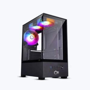 Gabinete Gamer ON Gaming ON-ARM-X3, Micro Atx, Lateral de Vidro Temperado, 3x Fans, Preto - ARMX30000951