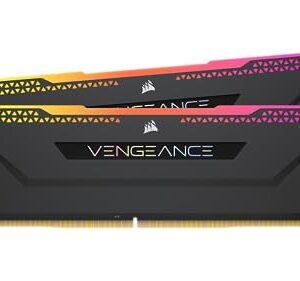 CORSAIR Kit de aprimoramento de luz RAM RAM RGB PRO SL DDR4 da Vengeance (sem memória física) – Preto
