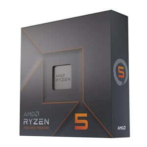 Processador AMD Ryzen 5 7600X Box (AM5/6 Cores/12 Threads/5.3GHz/38MB Cache/Radeon Graphics) Com Vídeo/Sem Cooler