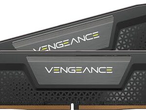 CORSAIR Memória Vengeance DDR5 RAM 128GB (2x64GB) 6400MHz CL42-52-52-104 1,35V Intel XMP 3.0 Desktop Computer Memory – Preto (CMK128GX5M2B6400C42)