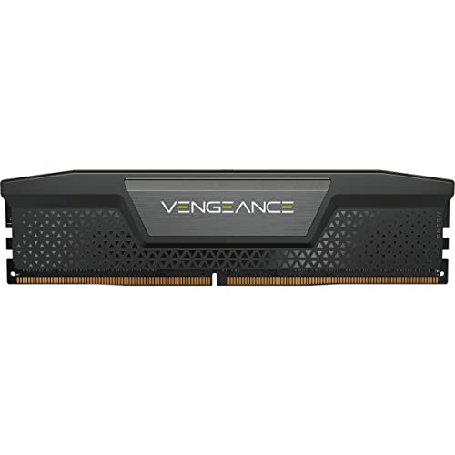 CORSAIR Memória de computador compatível VENGEANCE DDR5 RAM 48GB (2x24GB) 7000MHz CL40 Intel XMP iCUE - Preto (CMK48GX5M2B7000C40)