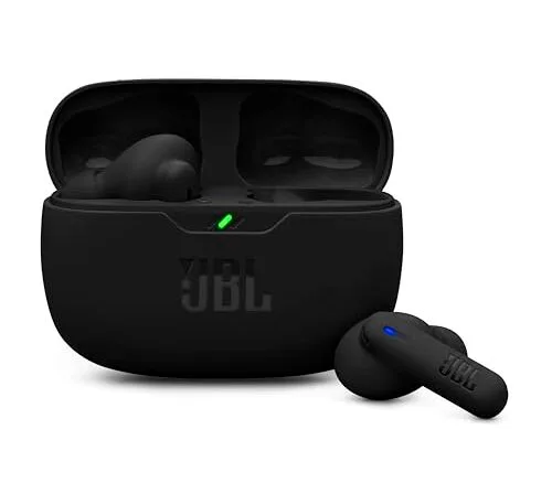 Fone de Ouvido Sem Fio, JBL, Bluetooth, Wave Beam 2, Intra Auricular, Sem Fio, Resistente À Água e Poeira - Preto