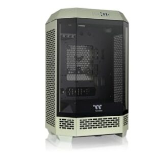 Thermaltake Capa para computador Tower 300 Matcha Verde/Micro-ATX/Ventiladores pré-instalados 2 x 140 mm/Garantia de 2 anos