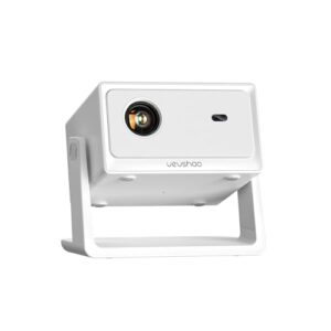VEVSHAO A16 Projetor Portátil Android Smart,4K 1080p portátil Full HD Mini Projetor 380 ANSI Auto Focus Auto Keystone,Wi-Fi 6,Android 12,automatic obstacle avoidance,Home Video Proyector,para casa