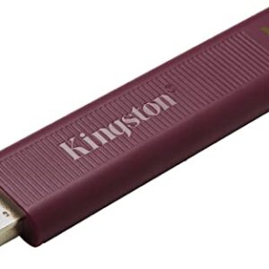 Kingston DataTraveler Max Tipo A 512GB Flash Drive USB de alto desempenho | USB 3.2 Gen 2 | Até 1000 MB/s | Design da tampa deslizante | DTMAXA/512GB
