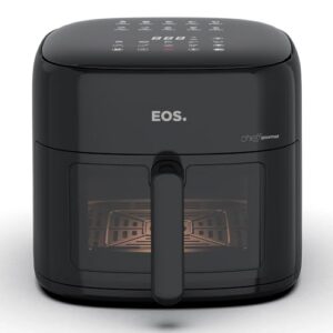 Fritadeira Sem Óleo Air Fryer Eos Chef Gourmet 6.2 Litros Compacta Digital Preto Eaf60p 220v