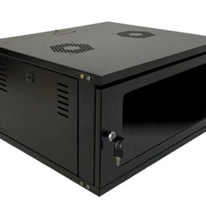 Mini Rack De Parede 5U x 570 MM Rack 19 Rack De Rede Preto