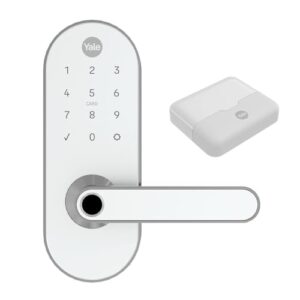 Combo Fechadura Digital YMC 420W Branco | Yale