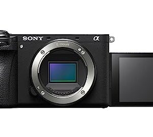 Sony Alpha 6700 – Câmera de lente intercambiável APS-C com sensor de 26 MP, vídeo 4K, reconhecimento de assunto baseado em IA, gravação de registro, manuseio LUT e funções amigáveis a Vlog