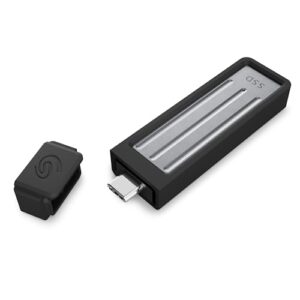 Seagate Ultra Compact 2TB, Portable SSD, 1000MB/s, USB-C, USB 3.2 Gen2, IP54 Water Dust and 3m Drop Resistant, Windows/Mac/iPhone/iPad/Android Phone/Tablet/PS4/PS5/Xbox Compatibility (STMX2000400)