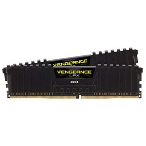 CORSAIR VENGEANCE LPX DDR4 RAM 16GB (2x8GB) 3000MHz CL15-17-17-35 1,35V Intel AMD Desktop Computer Memory - Preto (CMK16GX4M2B3000C15)