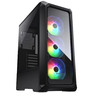 Gabinete Cougar Archon 2 RGB Preto com 3 Fans