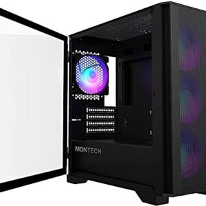 Montech AIR 100 ARGB, Micro-ATX, vidro temperado - schwarz