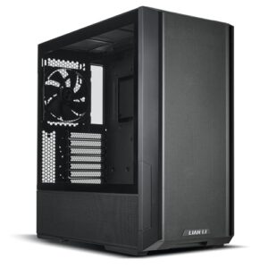 GABINETE GAMER LANCOOL 216 PRETO 2 FAN PWM 160mm FRONTAL E 1 FAN PWM de 140 mm TRASEIRA