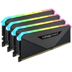 CORSAIR Memória de desktop Vengeance RGB RT 32 GB (4 x 8 GB) DDR4 3200 (PC4-25600) C16 1,35 V