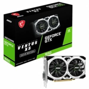 Placa de Vídeo MSI NVIDIA Geforce - GTX 1650 Ventus XS OCV3, 4GB, DDR6, 128 Bits