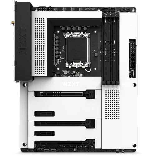 Placa Mãe NZXT N7 Z790 Intel Z790 Chipset Wi-Fi e Cover Branca