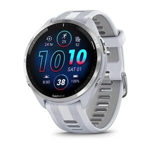 Garmin Relógio Forerunner 965 Branco 47mm com Monitor Cardíaco de Pulso e GPS