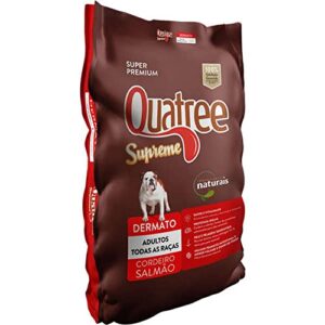 Quatree Supreme Dermato Cordeiro e Salmão Cães Adultos 15kg