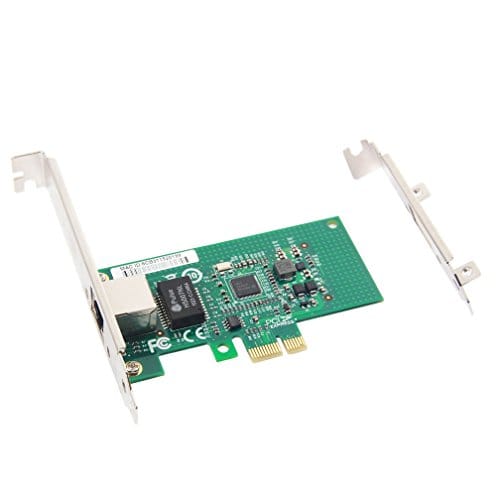 Jeirdus Com chipset Intel I210-T1 única porta de cobre RJ45, adaptador de rede convergente Gigabit (NIC), chipset I210, PCI-E X1