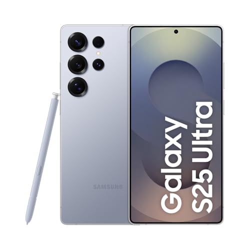 Celular Samsung Galaxy S25 Ultra 5G, 256GB, 12GB RAM, Câmera Quádrupla de 200+50+10+50, Tela Grande de 6.9", Titânio Azul